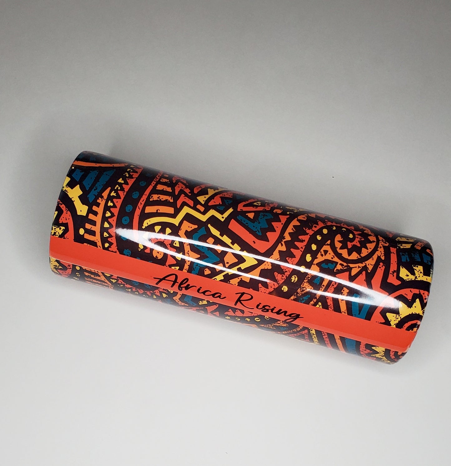 African Print Tumbler - Multicolor