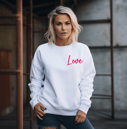 Floral Love Sweatshirt - Adult